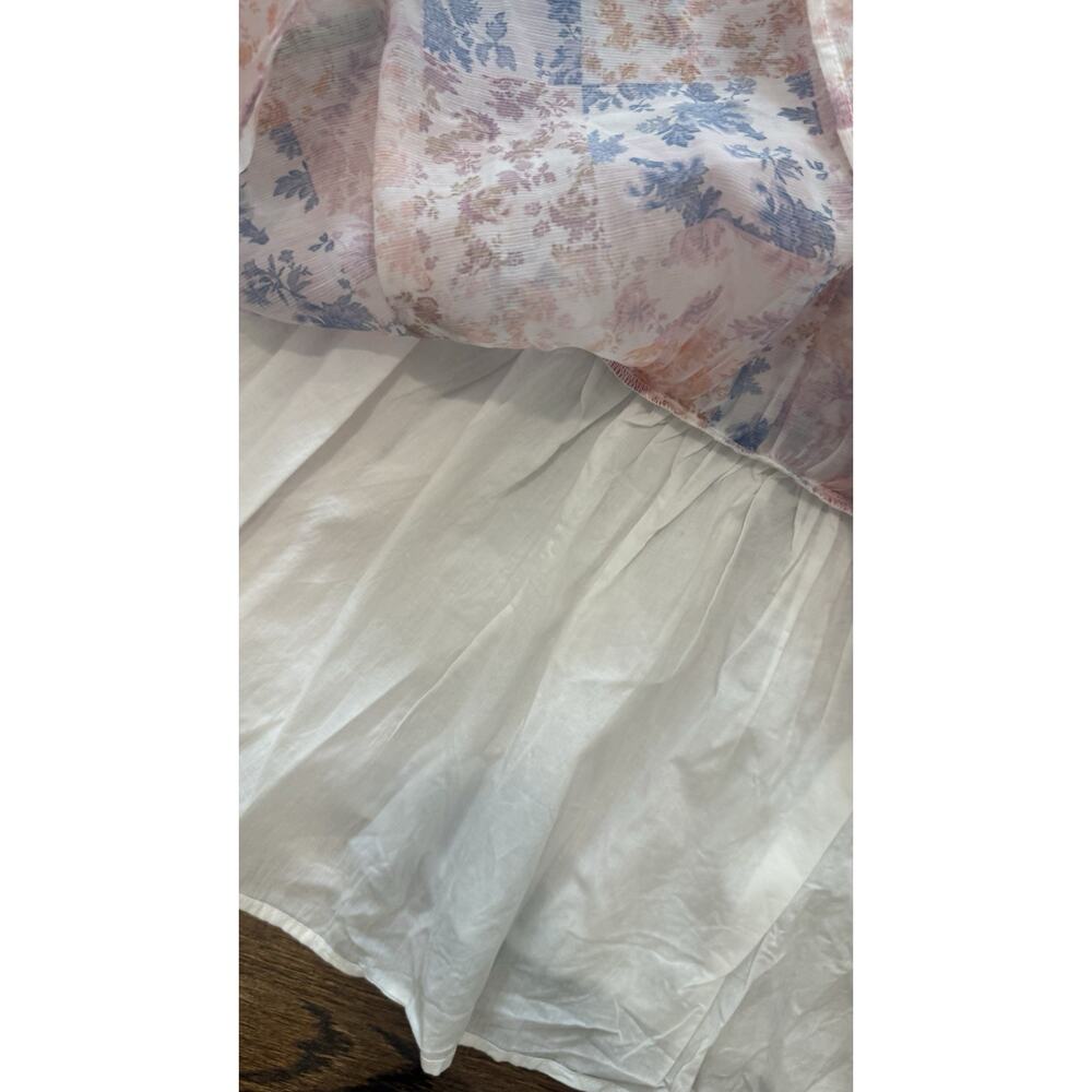 REVOLVE Atoir Floral Mini Ruffled Dress in Pink and Blue Size US 2-3077 - Picture 11 of 12